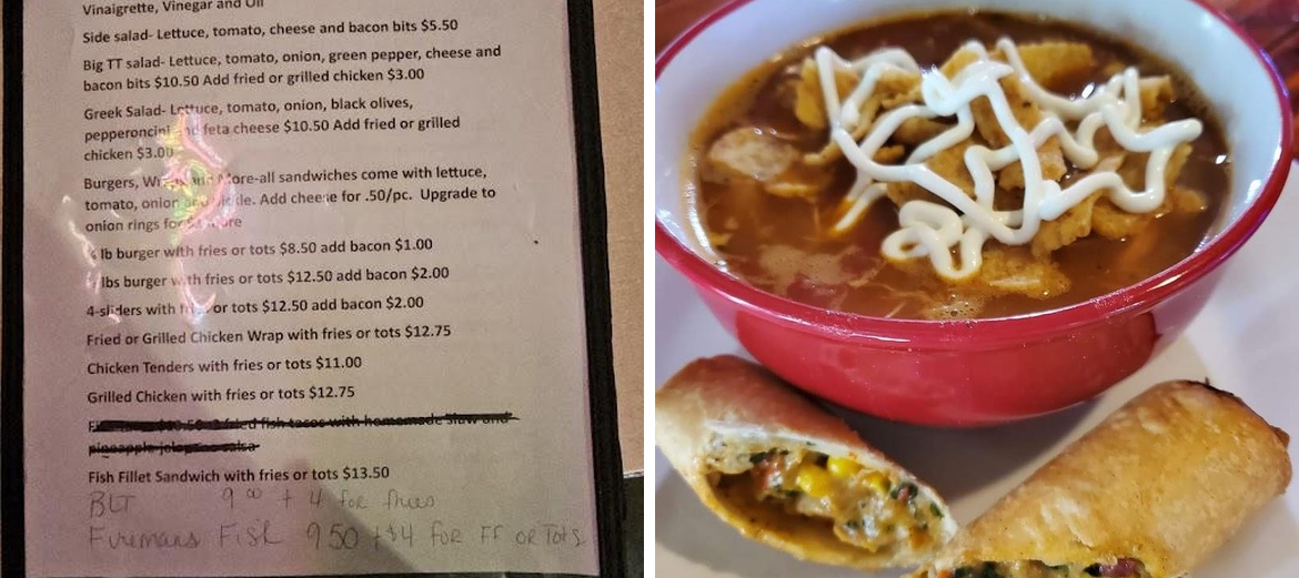 Town Tavern Menu